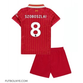 Camiseta Liverpool Dominik Szoboszlai #8 Primera Equipación para niños 2024-25 manga corta (+ pantalones cortos)